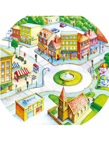 Tapiz CIUDAD para bandeja TUFF grande