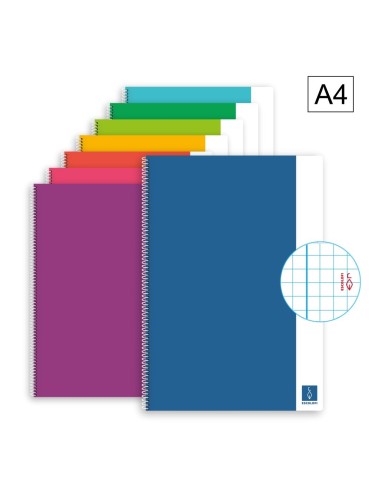 Cuadernos con espiral 80h ESCOLOFI Basic
