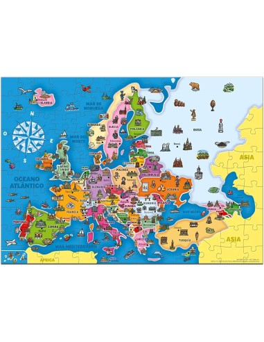 Puzzle Diset paises de Europa