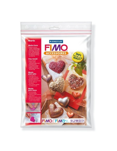 Fimo moldes Corazones