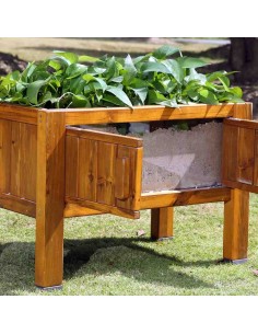 Jardinera con ventana