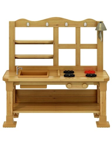 Cocina de madera de exterior