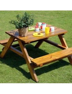 Mesa de picnic Madera INFANTIL