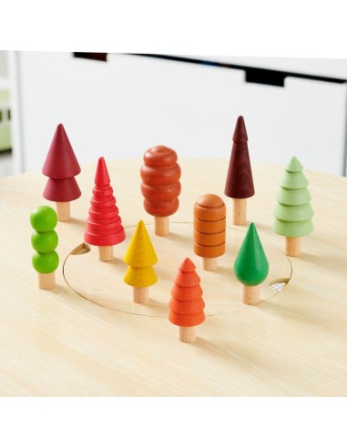 Árboles bosque de temporada