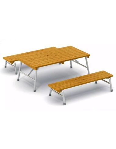 Mesa de exterior pleglable
