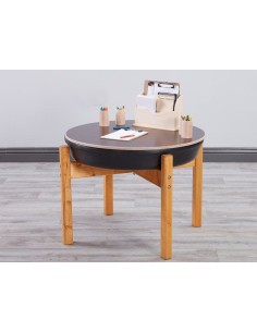 Pizarra para bandeja redonda de experimentación sensorial 2