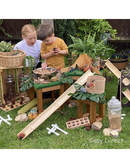 Plataformas con césped