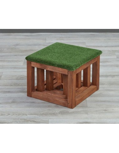 Plataformas con césped