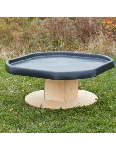 Mesa carrete de madera 75cm 2