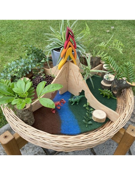 Tapetes de fieltro para escenarios minimundo