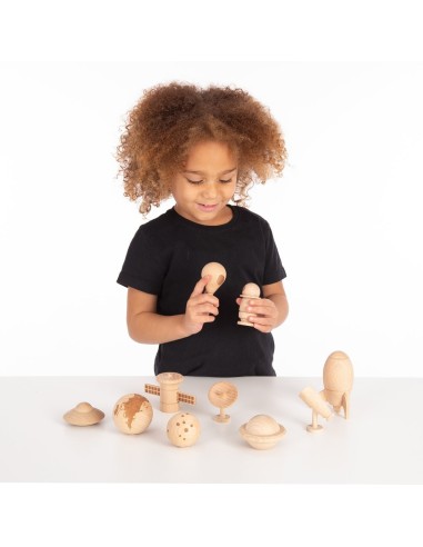 Aventura espacial madera natural