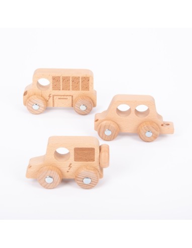 Vehículos madera natural