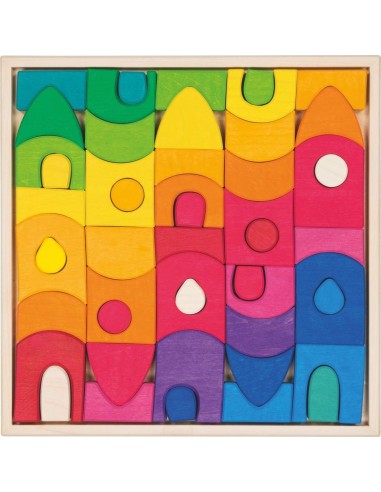 Juego de construcción madera Morgana