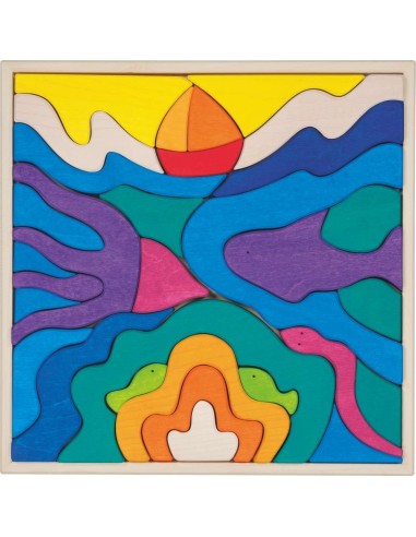 Juego de construcción madera Océano