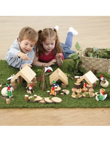 Amigos del bosque de madera