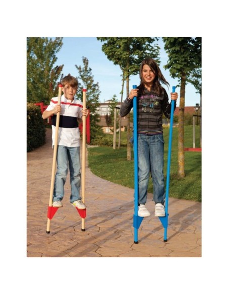 Zancos altos madera (par)