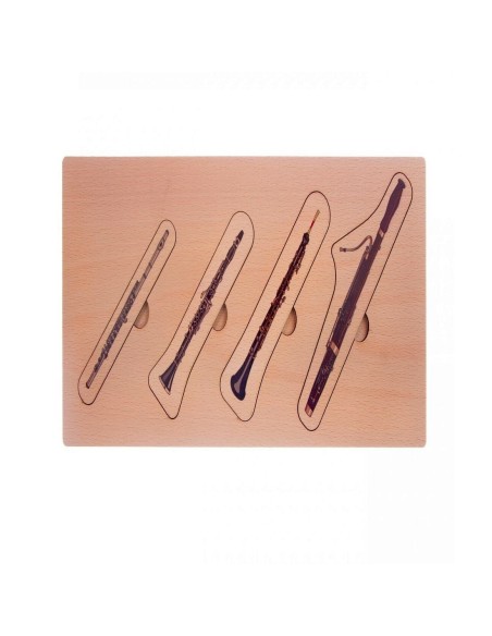 Encajable viento madera