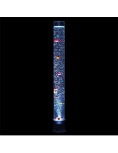 Tubo de burbujas con peces 120 cm