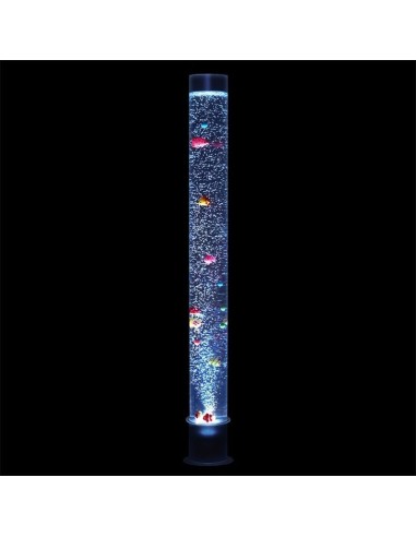 Tubo de burbujas con peces 120 cm