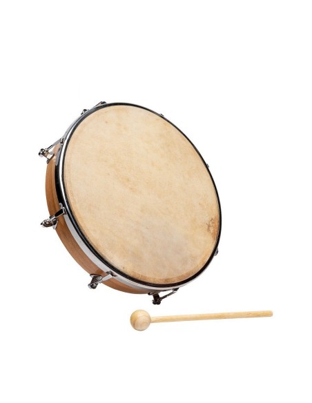 Tamboril de piel natural 25 cm