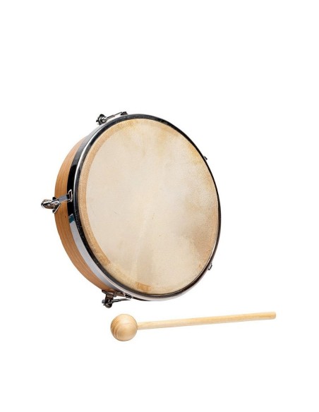 Tamboril de piel natural 20 cm