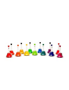 Campanas de mesa y mano juego cromático