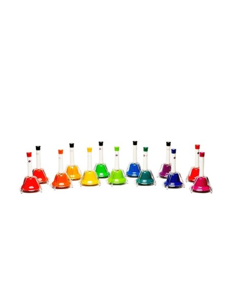Campanas de mesa y mano juego cromático