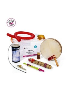 Cofre con 9 instrumentos de efectos sonoros