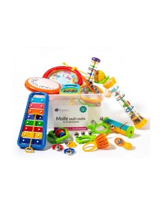Cofre mini-melómano con 16 instrumentos