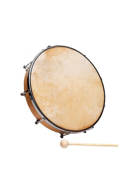 Tamboril de piel natural 30 cm