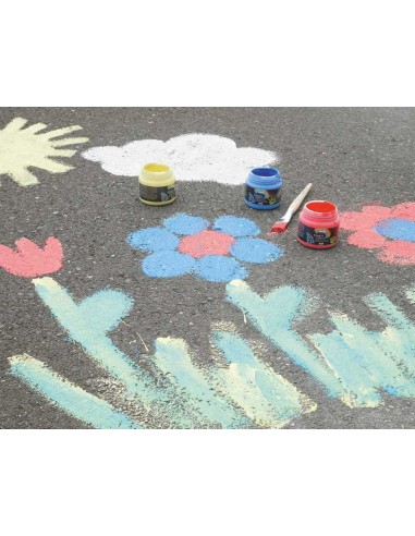 Pintura de tiza para suelo