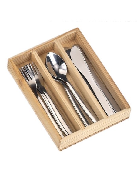 Cubertera 4 servicios metal