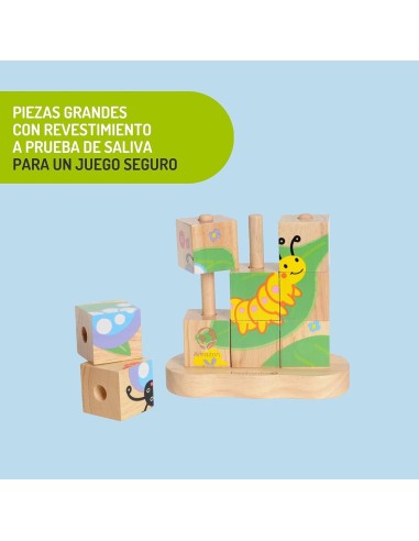 Rompecabezas de la oruga a la mariposa