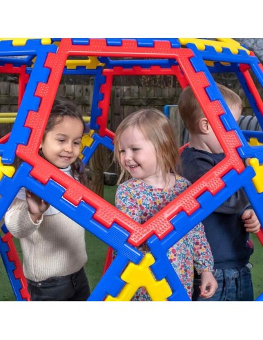 Construcción XL Polydron Geo Dome 62 pcs