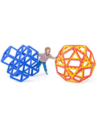 Construcción XL Polydron Geo Dome 62 pcs