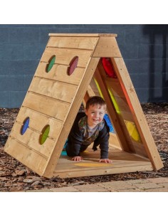 Casita del bosque abierta