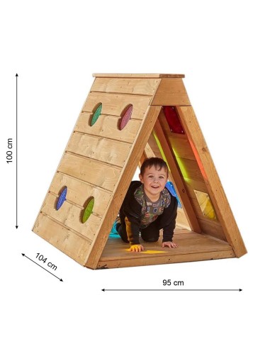 Casita del bosque abierta