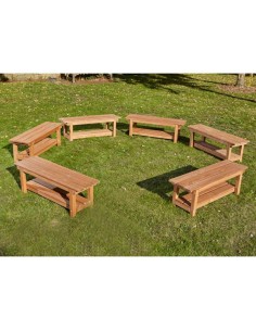 Juego de bancos de exterior