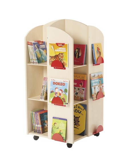 Mueble Librería 4 Caras