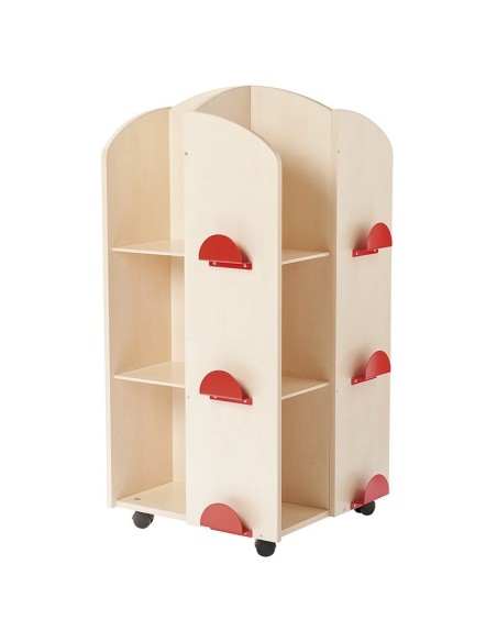 Mueble Librería 4 Caras