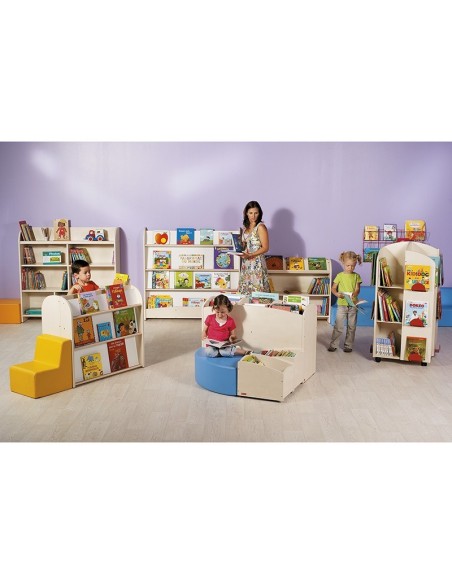 Mueble Librería 4 Caras