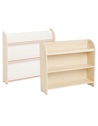 Librería doble cara con plano inclinado pequeña