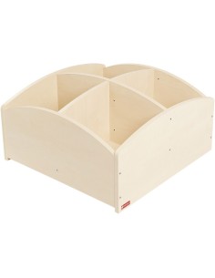 Mueble bajo 4 compartimentos