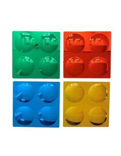 Espejos convexos de colores 4u
