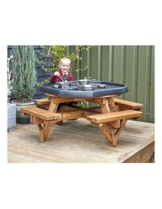 Mesa de picnic Redonda Madera 2