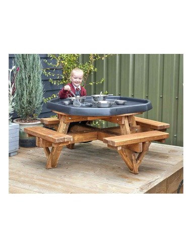 Mesa de picnic Redonda Madera