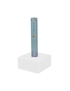 Cubo sensorial blanco + tubo burbujas P
