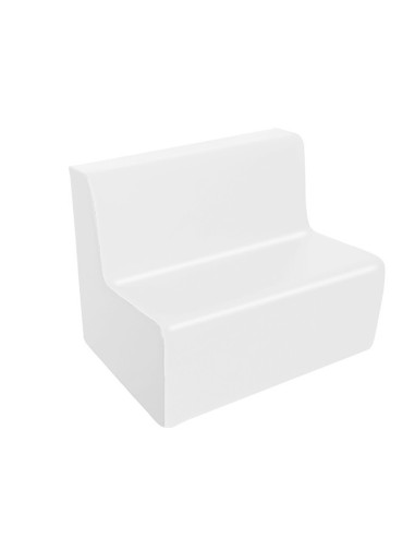 Sillón doble blanco