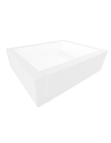 Piscina de bolas 70 cm blanca