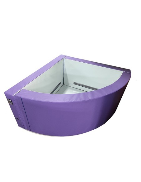 Piscina de bolas esquinera con luz
